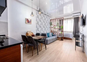 Short term rent 1-room apartment in Isani, in Tbilisi