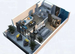 იყიდება ოროთახიანი ბინა კრწანისში, თბილისში