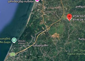 Срочно Продается 3634 м² земельный участок в Кобулети